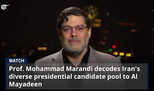 Prof. Mohammad Marandi decodes Iran's diverse presidential candidate pool to Al Mayadeen