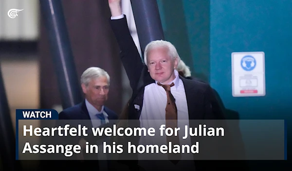 Heartfelt welcome for Julian Assange in his homeland