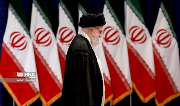 Sayyed Ali Khamenei, leader of Islamic Revolution in Iran, casts his vote during the 14th presidential election of Iran, Tehran, on June 28, 2024. (IRNA)