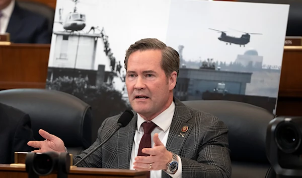 Rep. Mike Waltz, R-Fla., speaks during a hearing of the House Foreign Affairs Committee about the U.S. withdrawal from Afghanistan on Capitol Hill, Tuesday, March 19, 2024, in Washington. (AP)