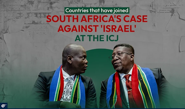 Countries that have joined South Africa's case against 'Israel' at the ICJ