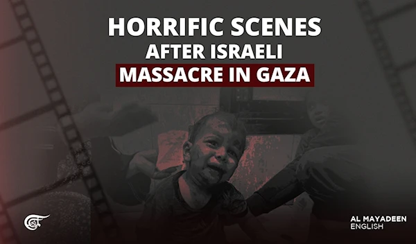 Horrific scenes after Israeli massacre in Gaza