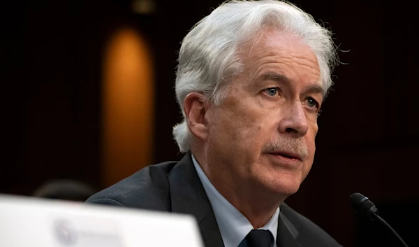 CIA director William Burns speaks during a hearing of the Senate Intelligence Committee on Capitol Hill, March 11, 2024, in Washington, DC, the United States (AP)