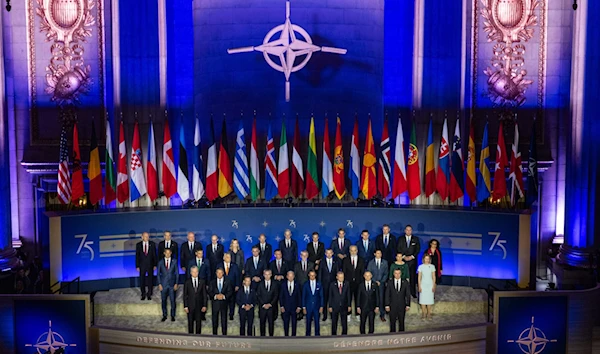 Leaders of NATO countries during a summit in Washington, DC (NATO)