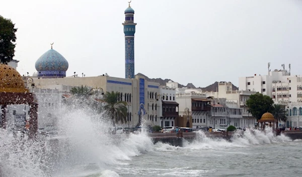 The sea side promenade in the Omani capital Muscat on October 2, 2021. (AFP)