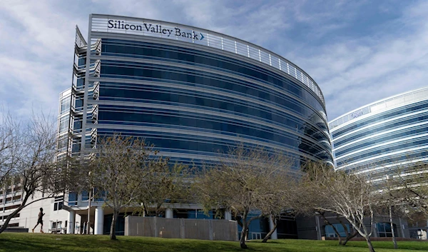 A silicon Valley Bank office is seen in TempE, Arizona, US March 14,2023. (AFP)