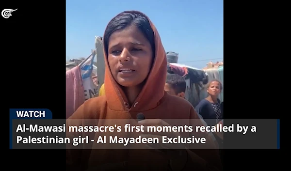 Al-Mawasi massacre's first moments recalled by a Palestinian girl