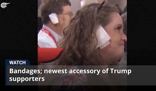 Bandages; newest accessory of Trump supporters