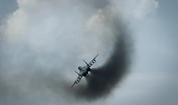 A Mig-29 fighter jet Wednesday, Aug. 2, 2023. (AP)