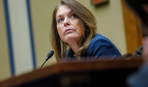 Kimberly Cheatle, Director of the US Secret Service, during a House hearing of the attempted assassination of Donald Trump, on Capitol Hill, July 22, 2024, in Washington. (AP)