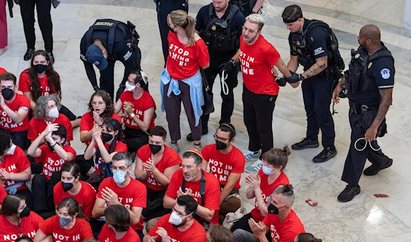 US Capitol Police arrest 200 people protesting aid for 'Israel'