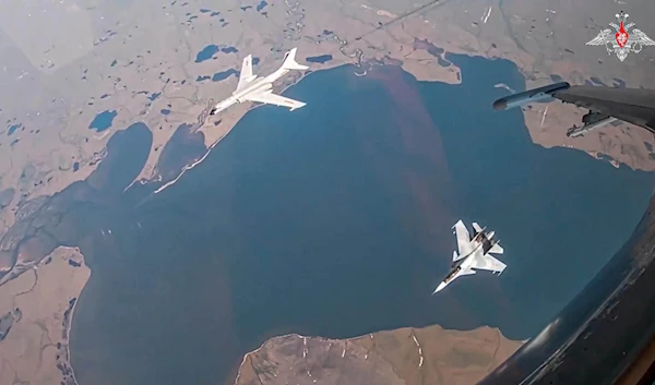 Russian, Chinese bombers stage joint patrol near Alaska, July 25, 2025. (Russian MoD)