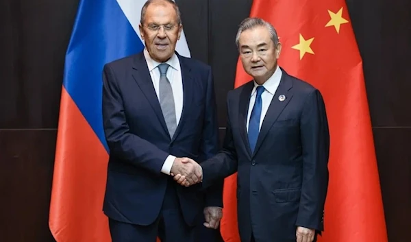 Russia’s Foreign Minister Sergey Lavrov and Foreign Minister of China Wang Yi hold talks on the sidelines of ASEAN events. (@mfa_russia)