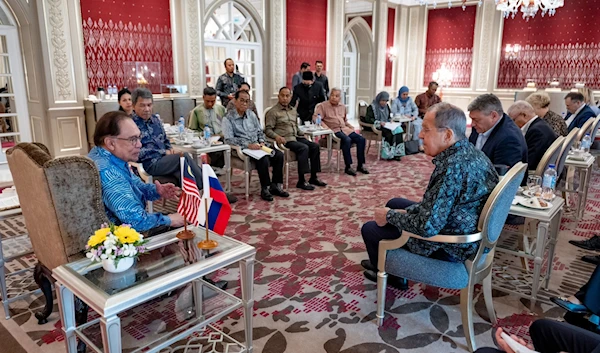 Malaysian Prime Minister Anwar Ibrahim meets with Russian Foreign Minister Sergey Lavrov at at Seri Perdana, Putrajaya, July 28, 2024. (@anwaribrahim)