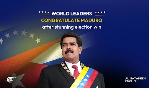 World leaders congratulate Maduro after stunning election win