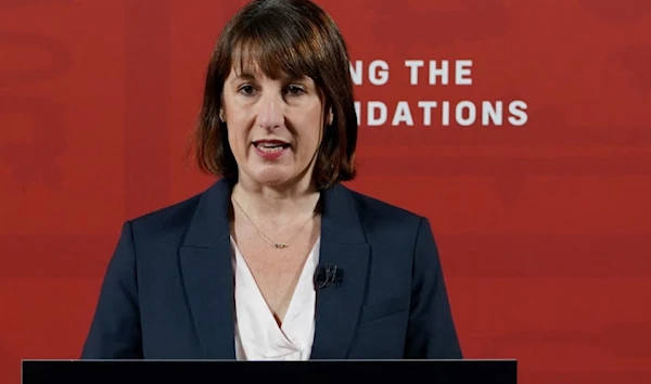 Rachel Reeves speaks during a press conference at the Treasury ON July 29,2024. (AFP/Getty Images)