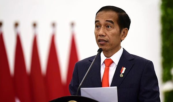 Indonesia's President Joko Widodo speaks during a press conference at the presidential palace in Bogor, West Java on August 31, 2018. (AFP)