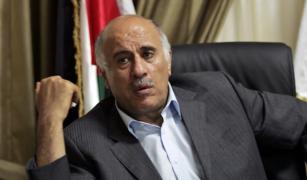 Former West Bank security chief, Jibril Rajoub, during an interview with the Associated Press in his office on June 15, 2011. (AP)