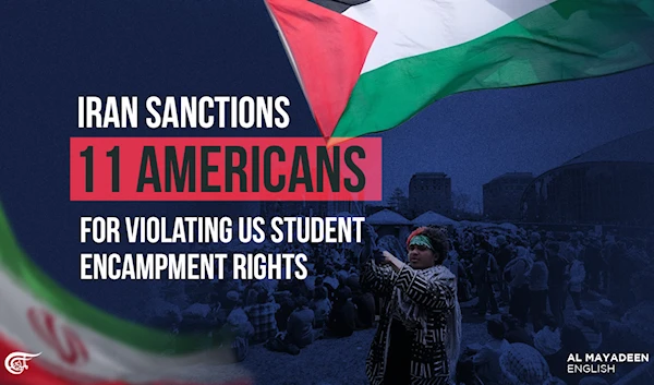 Iran sanctions 11 Americans for violating US student encampment rights