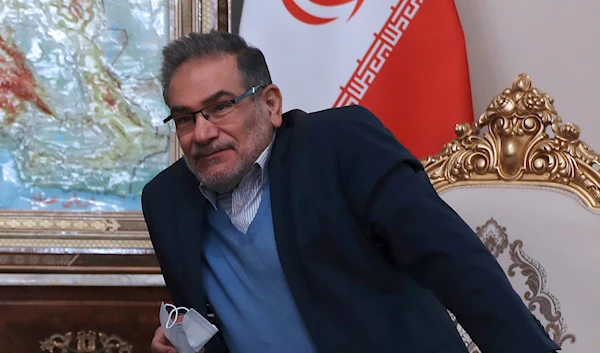 In this June, 12, 2021, file photo, former Secretary of Iran's Supreme National Security Council Ali Shamkhani sits in a meeting in Tehran, Iran.