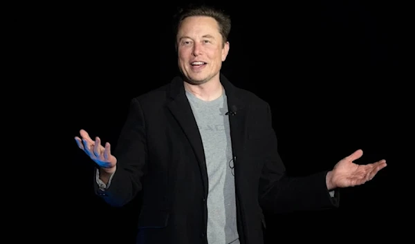 Elon Musk speaks at a press conference at SpaceX’s Starbase facility near Boca Chica Village in South Texas on February 10,2022. (AFP via Getty Images)