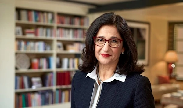 Columbia University President Minouche Shafik in an undated photo (X/Columbia)