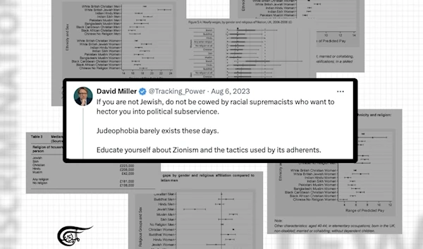 Hate crime, as will become clear, appears to be an anomaly in relation to the more general pattern of Jewish privilege in the UK and other places too. (Al Mayadeen English; Illustrated by Batoul Chamas)