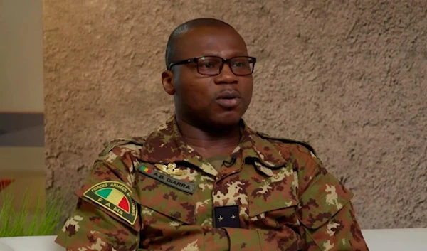 Malian General Alou Boi Diarra in an interview with Sputnik on August 21, 2024. (Sputnik)