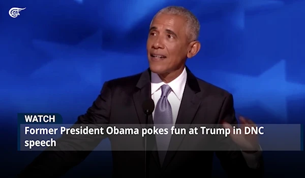 Former President Obama pokes fun at Trump in DNC speech