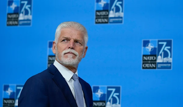 Czech Rebublic's President Petr Pavel walking in during his arrival at the NATO summit in Washington, Wednesday, July 10, 2024. (AP)