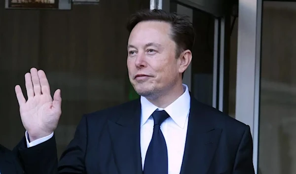 Elon Musk leaves the Phillip Burton Federal Building in San Francisco, California on January 24, 2023. (AFP)