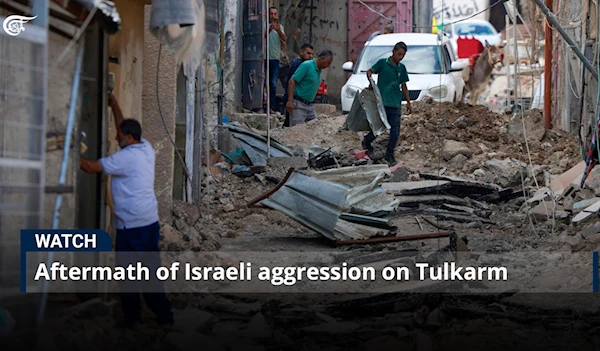 Aftermath of Israeli aggression on Tulkarm