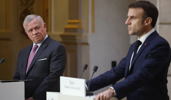 Macron, Jordanian King, urging de-escalation in Mideast