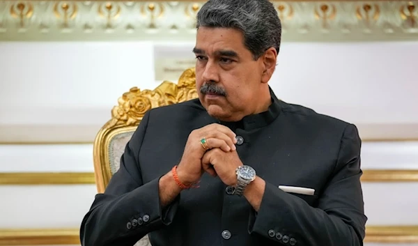 The Venezuelan President, Nicolas Maduro, attends a meeting in Caracas, Venezuela on Friday 20.2024. (AP)