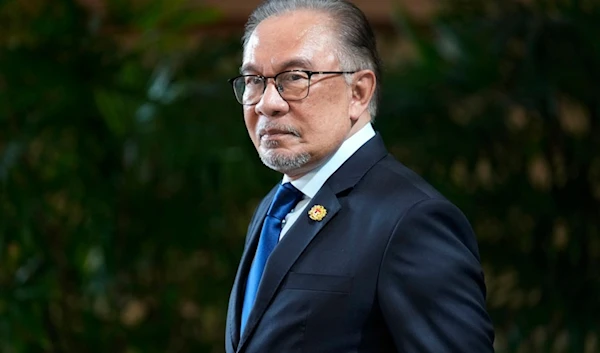 Malaysian Prime Minister Anwar Ibrahim leaves after meeting with Japanese Prime Minister Fumio Kishida at the prime minister's office in Tokyo, Thursday, May 23, 2024. (AP)