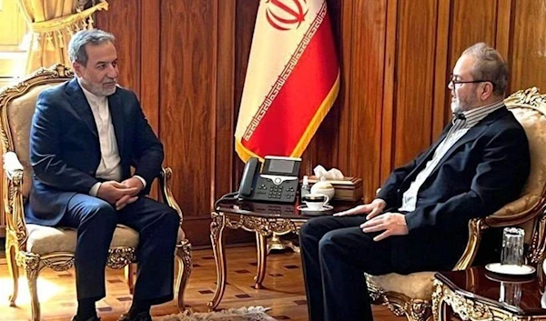 Iranian Foreign Minister Abbas and Representative of Hezbollah in Iran, Abdullah Safiuddin, met in Tehran, Iran, on Sunday, September 1, 2024. (Tasnim)