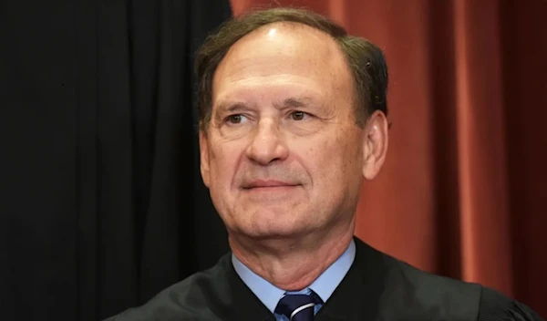 Supreme Court Justice Samuel Alito poses for the official group photo at the US Supreme Court in Washington, DC on November 30, 2018. (AFP)