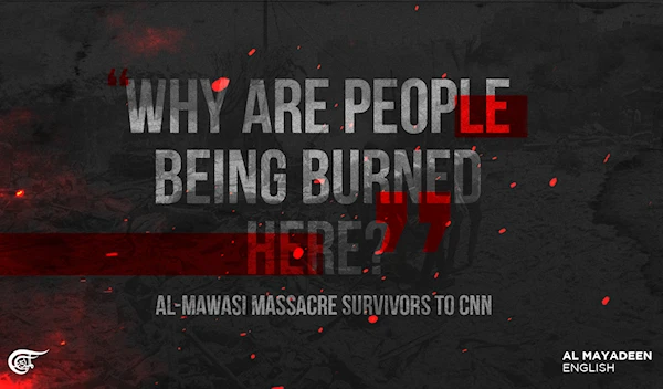 “Why are people being burned here?”-Al-Mawasi massacre survivors to CNN