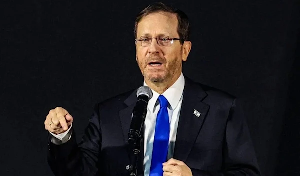 Israel’s President Isaac Herzog in Tel Aviv on December 14, 2023 (AFP via Getty Images)