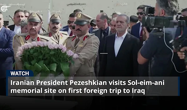 Iran's President Pezeshkian visits Sol-eim-ani memorial site on first foreign trip to Iraq