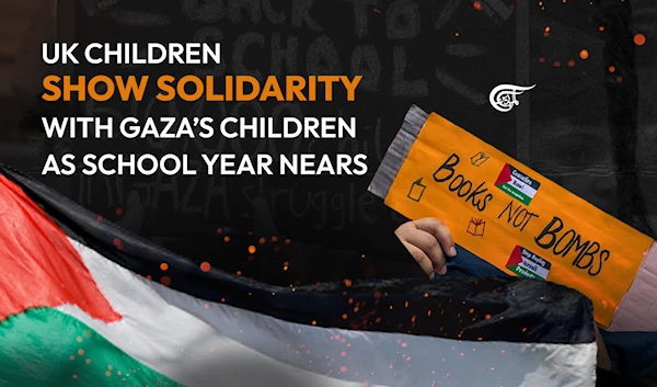 UK children show solidarity with Gaza’s children as school year nears