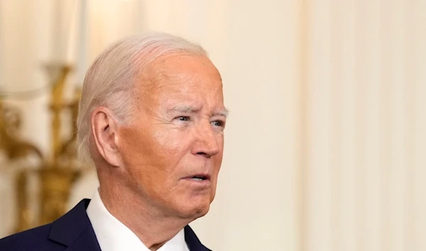 President Joe Biden speaks in the East Room of the White House in Washington, Tuesday, Sept. 10, 2024. (AP)