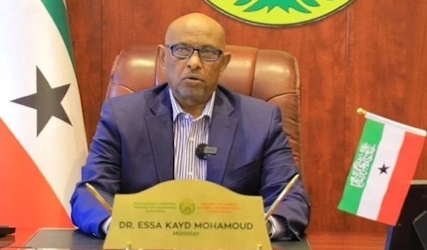 Foreign Minister of the breakaway region of Somaliland, Issa Kayed Mohamud (agencies)