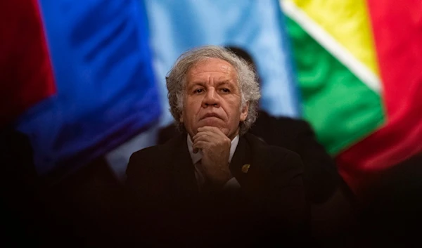 Secretary General of the Organization of American States Luis Almagro attends the opening of 52nd General Assembly of the OAS in Lima, Peru, Oct. 5, 2022. (AP)