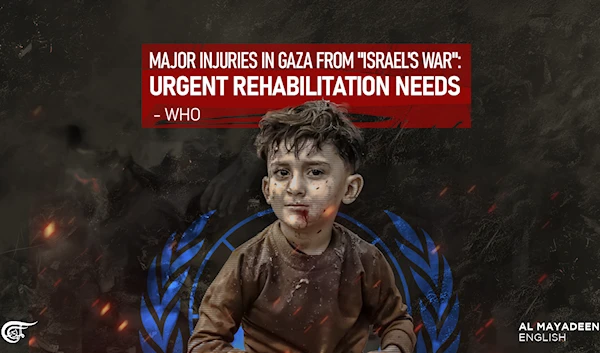 Major injuries in Gaza from "Israel's war": Urgent rehabilitation needs