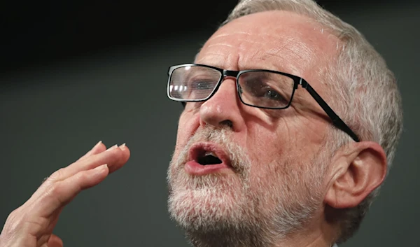 Jeremy Corbyn addresses meeting on formation of new leftwing party