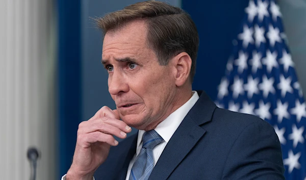 National Security Council spokesman John Kirby, listens to questions during the daily briefing at the White House in Washington, on September 18, 2024. (AP)