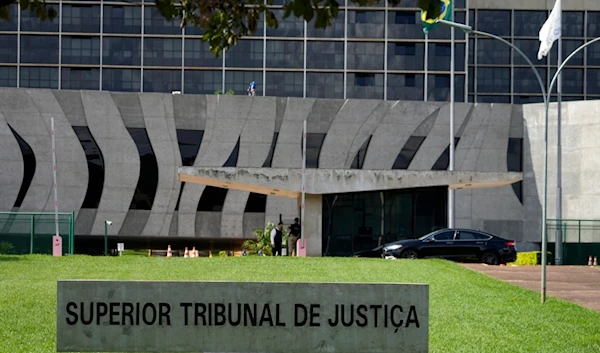 The Supreme Court headquarters stands in Brasilia, Brazil, March 20, 2024. (AP Photo/Eraldo Peres, File)