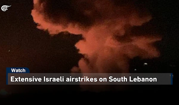 Extensive Israeli airstrikes on South Lebanon