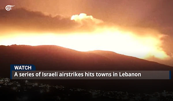 A series of Israeli airstrikes hits towns in Lebanon